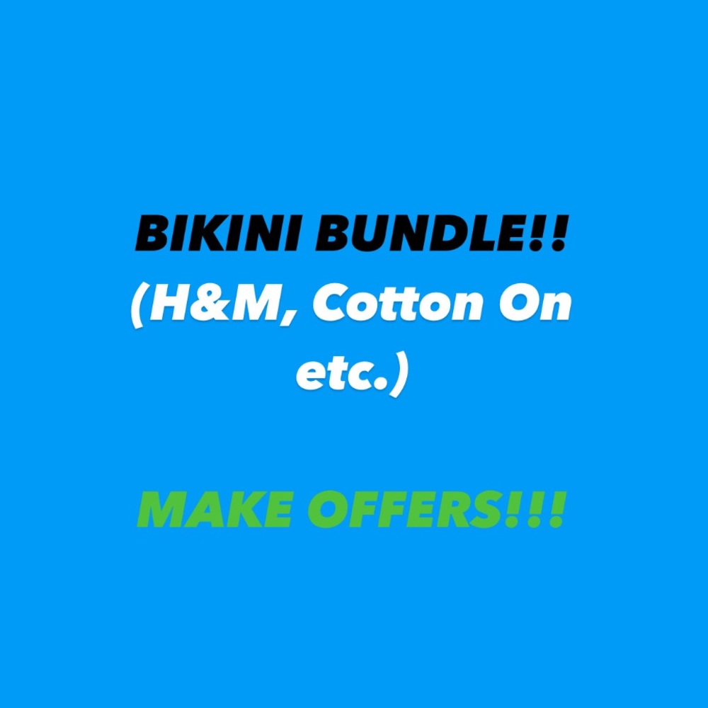 BIKINI BUNDLE 🚨SEND OFFERS🚨